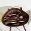 3U6A0453 Soft Leather Commuter Tote Bag for Daily Use